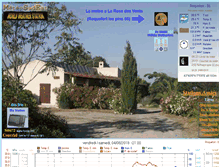 Tablet Screenshot of meteo-roquefort-les-pins.com